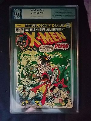 The XMen 94 Aug 1975 Marvel PGX 90 Like CGC Angel Iceman Resign