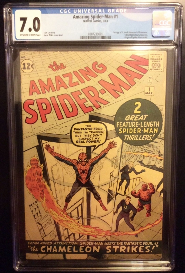 THE AMAZING SPIDERMAN  1 CGC 70 2 after Fantasy 15 Stan Lee Fantastic four