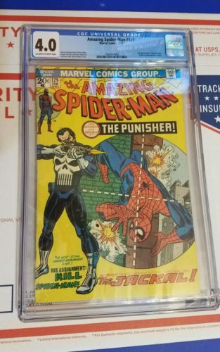 Amazing SpiderMan 129 CGC 40 OW 1st PUNISHER Appearance