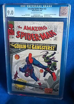 Amazing Spiderman  23 CGC 90 OWW pages VFNM