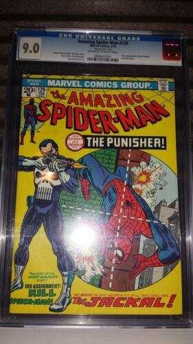 Amazing SpiderMan  129 CGC 90 1974 1st Punisher Mark Jeweler RARE