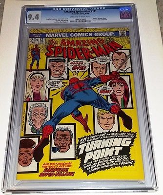 Amazing SpiderMan 121  Death of Gwen Stacy 1973 Marvel Comics  CGC 94