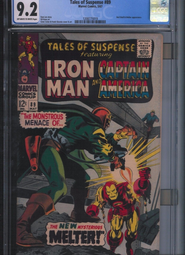 Tales of Suspense  89 CGC 92  Off White to White Pages UnRestored