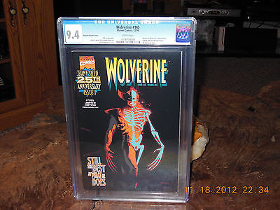 CGC 94  WOLVERINE 25TH ANNIVERSARY ISSUE 145 LIMITED EDITION