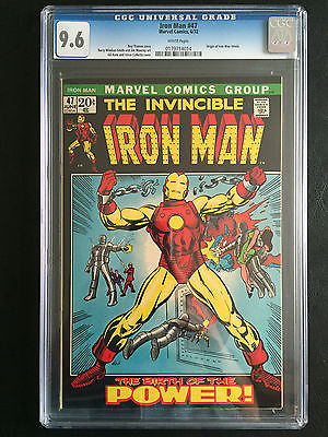 Iron Man 47 CGC 96 White Pages  Origin of Iron Man  Picture Frame Cover