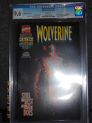 CGC 96  WOLVERINE 25TH ANNIVERSARY ISSUE 145 LIMITED EDITION