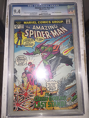Amazing Spiderman 122 CGC 94 Death of The Green Goblin free shipping