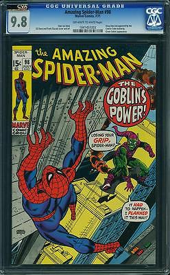Amazing Spider Man 98 CGC 98 Highest Graded Copy Marvel OWWH Pages NO RESERVE