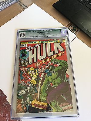 INCREDIBLE HULK  181 CGC 80  GREEN LABEL