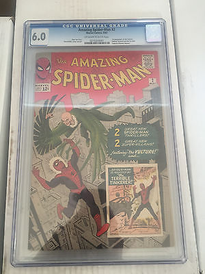 Amazing Spiderman 2 CGC 60 Stan Lee Steve Ditko 1st Vulture free shipping