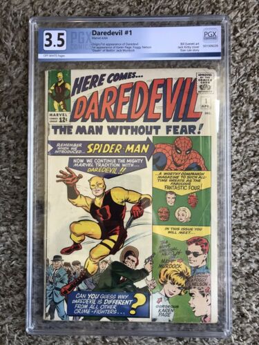 Daredevil 1 PGX 35 Origin 1st Appearance 1964 Lee Kirby SEND OFFER 