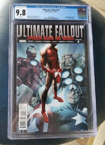 Ultimate Fallout 4 October 2011 Marvel CGC 98 1st print white pages 