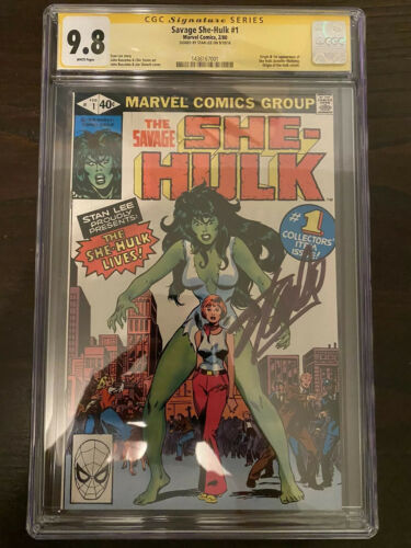 SheHulk 1 Cgc 98 SS Signature Series Stan Lee