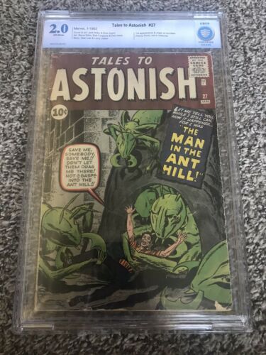 TALES TO ASTONISH 27 CBCS 20 1ST ANTMAN MUST SELL NEED OFFERS CGC PGX LK