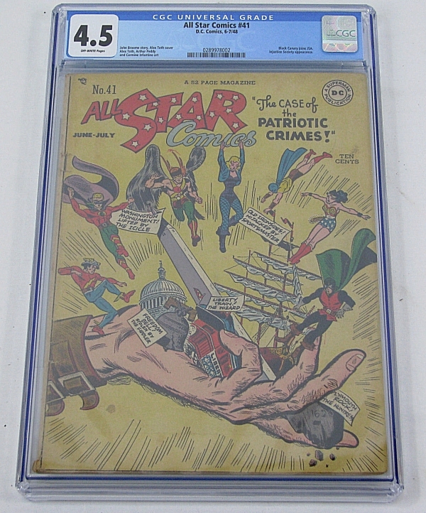 CGC Graded 45 DC Comics All Star Comics 41 Comic Book