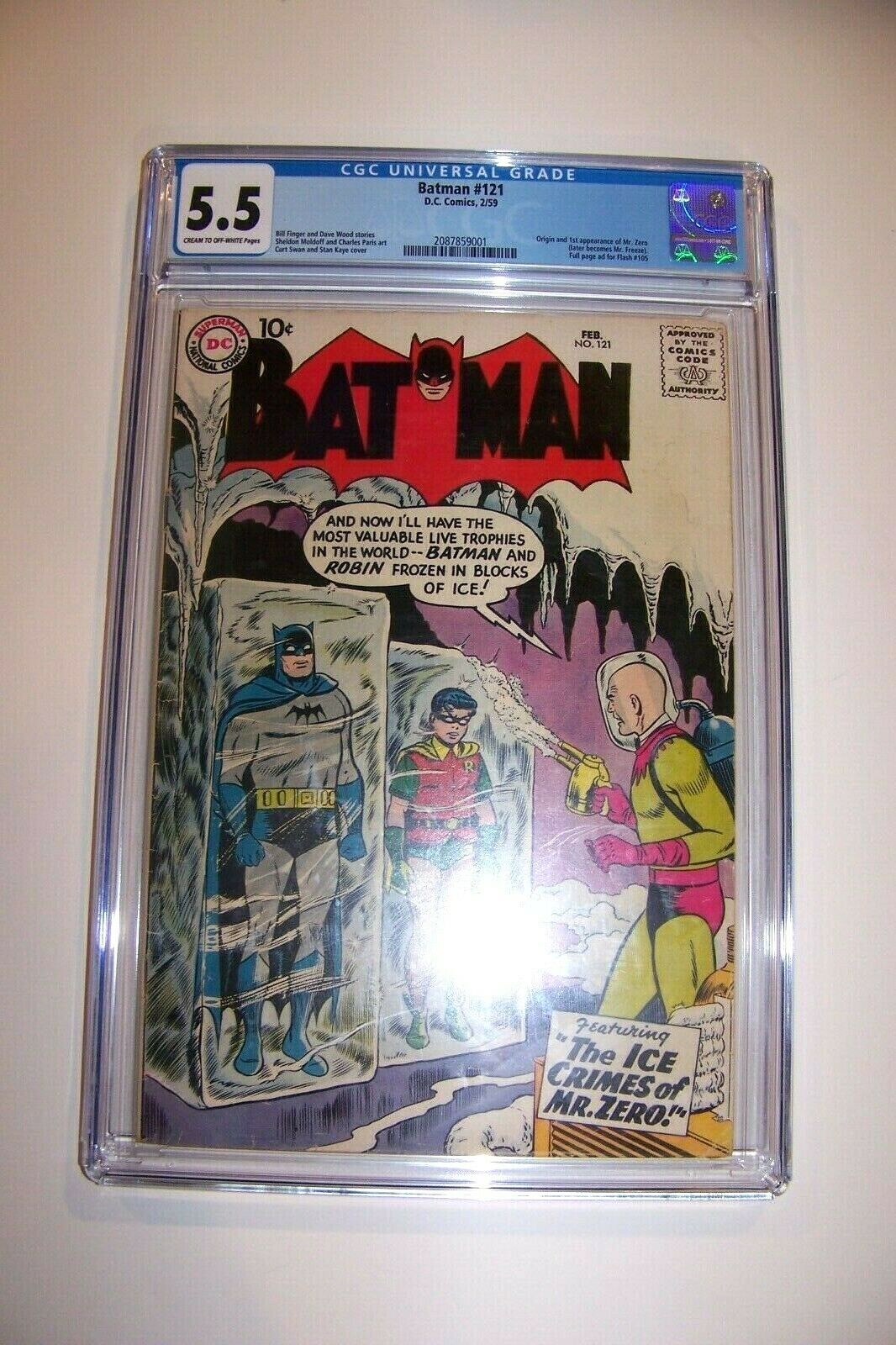 CGC Graded Batman 121 55 Universal Grade 1st Mr Zero Mr Freeze