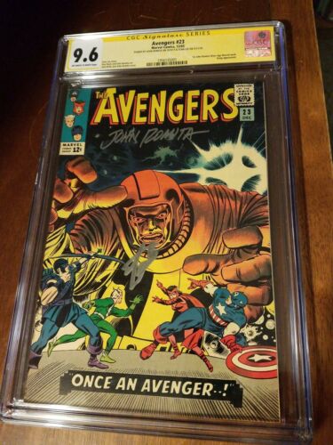 Avengers 23 cgc ss 96 Stan Lee  John Romita 1st silver age marvel HIGHEST 1965