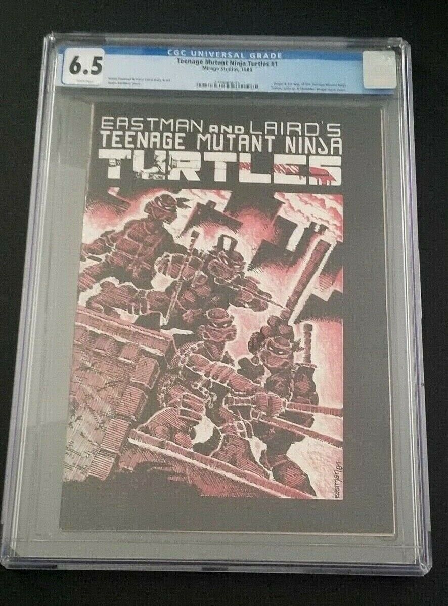 TEENAGE MUTANT NINJA TURTLES  1  1ST PRINT  CGC 65  WHITE PGS