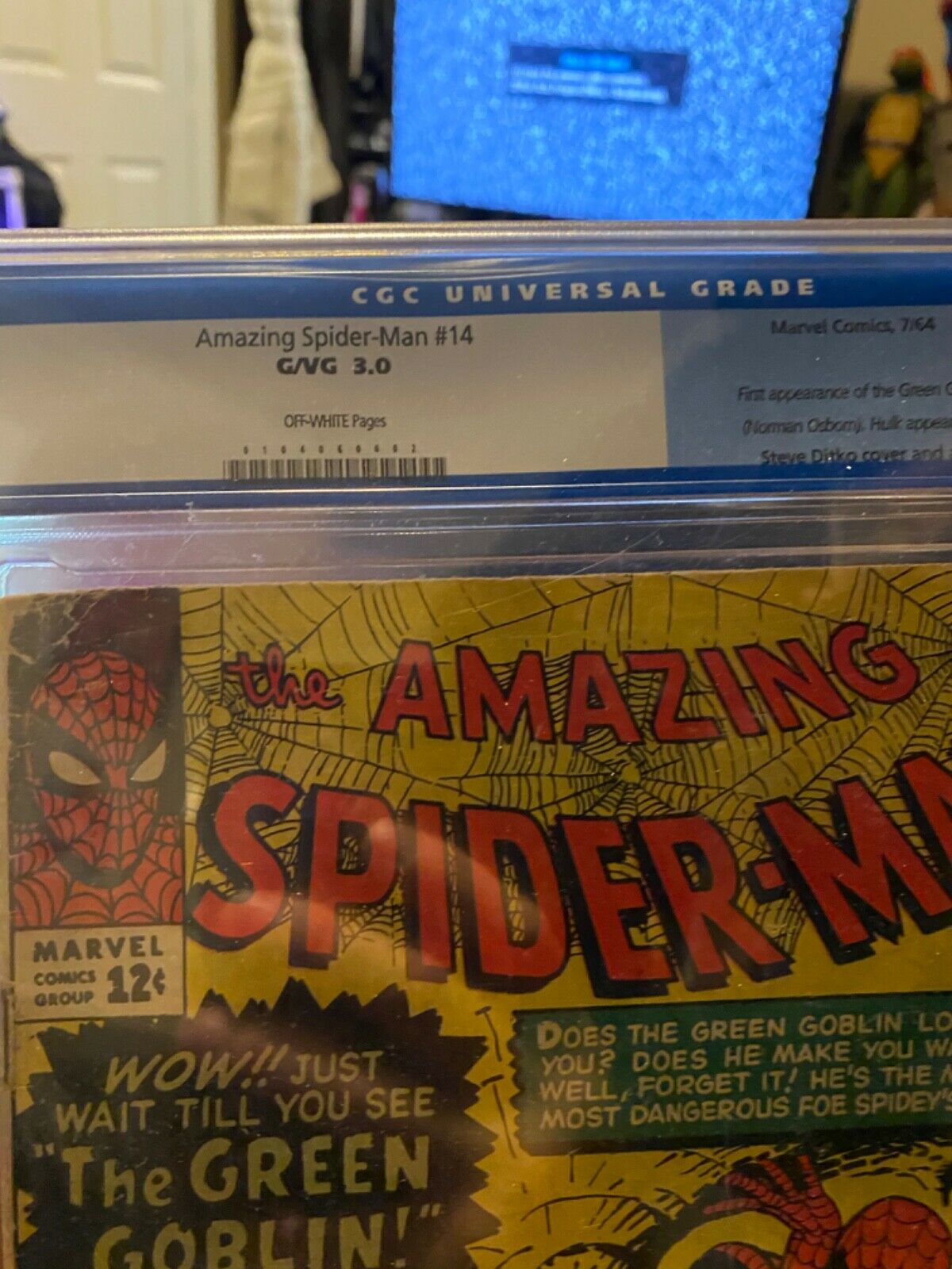 Amazing Spiderman 14 CGC 30 first appearance of the green goblin