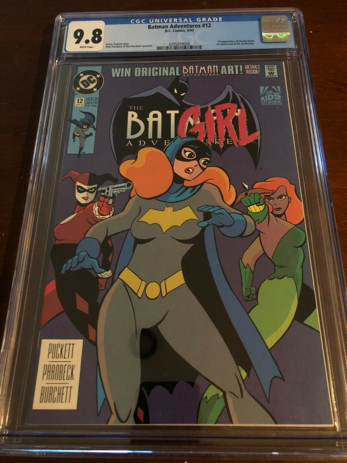 CGC 98 Batman Adventures 12 1st Appearance of Harley Quinn  White Pages