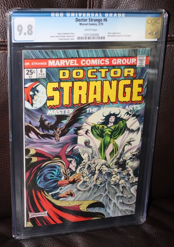 Doctor Strange 6 1974 Series CGC 98 White Pages  Movie coming this November