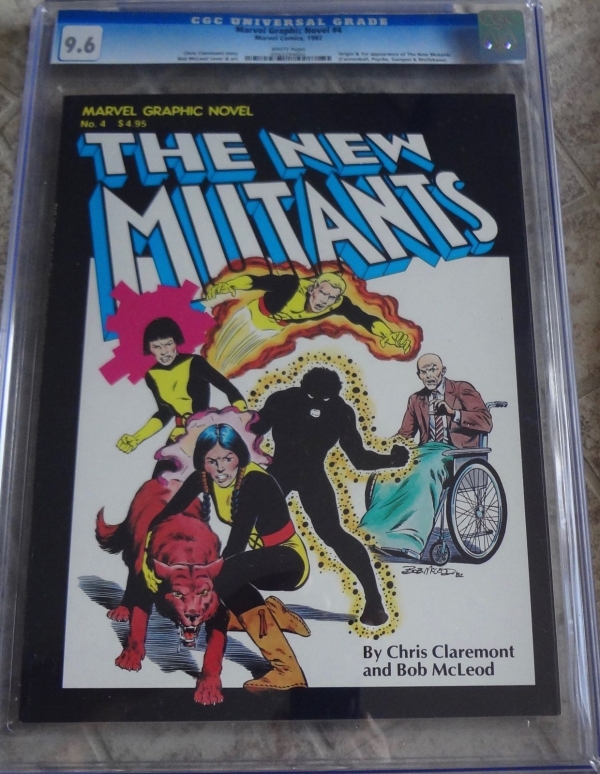 Marvel Graphic Novel 4 CGC 96 1st Appearance Of The New Mutants
