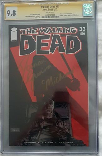 walking dead comic Lot CGC graded and  signed by actors