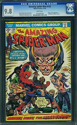 Amazing Spider Man 138 CGC 98 Highest Graded Copy