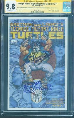 Teenage Mutant Ninja Turtles Color Classics 1 CGC SS 98 Eastman Amell Remarked