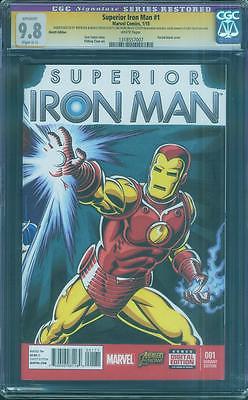 Iron Man 1 CGC SS 98 Original art Wraparound Sketch Avengers Civil War Movie