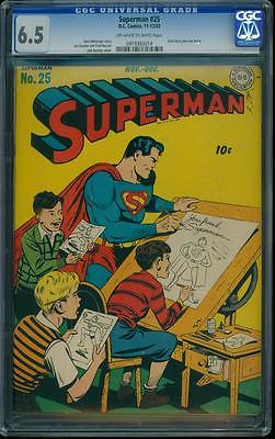 Superman 27 CGC 60 OWW Golden Age Key DC Comic Toyman LK