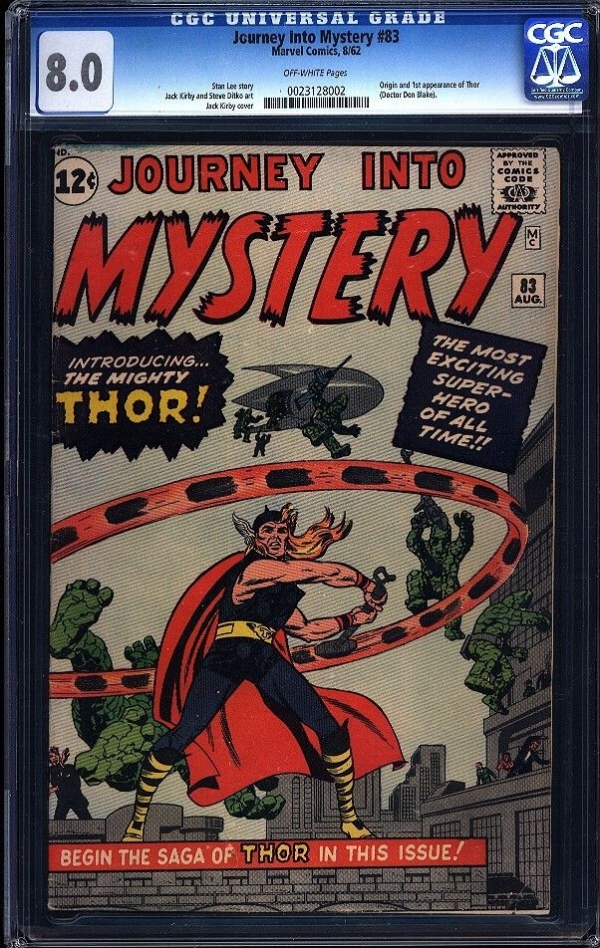 Journey Into Mystery 83 CGC 80 Silver Age Marvel Key Comic 1st Thor IGKC LK