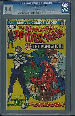 Amazing Spiderman 129 CGC 94 Bronze Age Key Marvel 1st Punisher IGKC LK