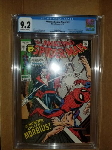 Amazing Spiderman 101 CGC 92 Off White Pages Morbius Movie Soon