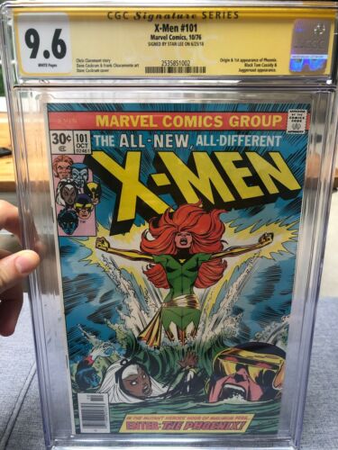 XMen 101 CGC 96 SIGNED BY STAN LEE Origin1st app of Pheonix