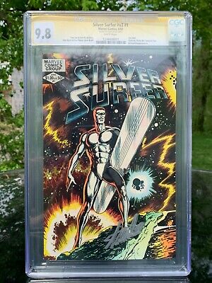 SILVER SURFER v2 1 CGC 98 WHITE PAGES MARVEL COMICS 1982 STAN LEE SIGNED