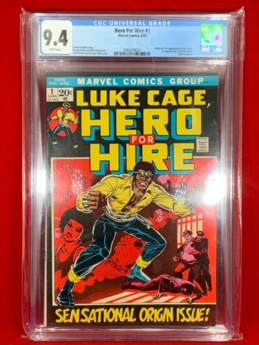 Luke Cage Hero For Hire 1 1972 CGC 94 NM 1st Appearance Luke And Diamondback