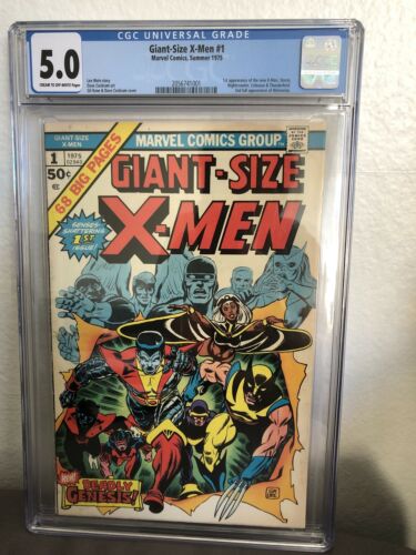Giant Size XMen 1 CGC 50 1st Appearance Of The New XMen