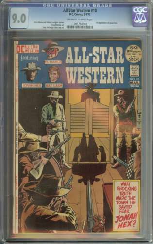 ALL STAR WESTERN 10 CGC 90 OWWH PAGES
