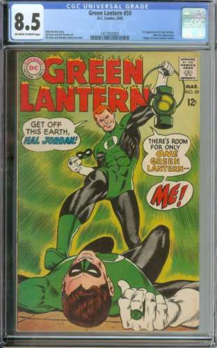 GREEN LANTERN 59 CGC 85 OWWH PAGES