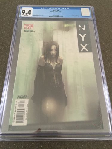 NYX  3  CGC 94 NM WHITE PAGES  1ST APPEARANCE OF X23  Wolverine