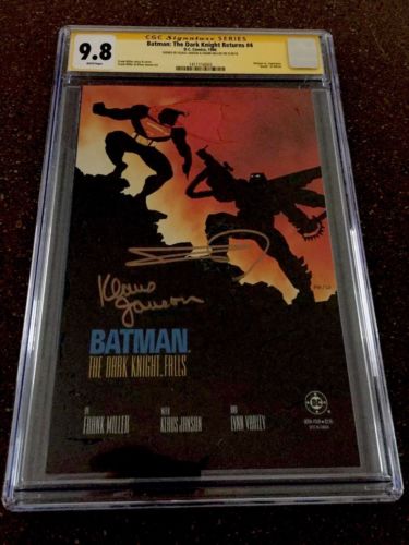 CGC 98 SS Batman The Dark Knight Returns 4 signed by Frank Miller Klaus Janson