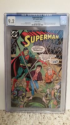 Superman 1988 nn Bradman  Hunt Variant CGC 92 NM Promotional Issue Rare