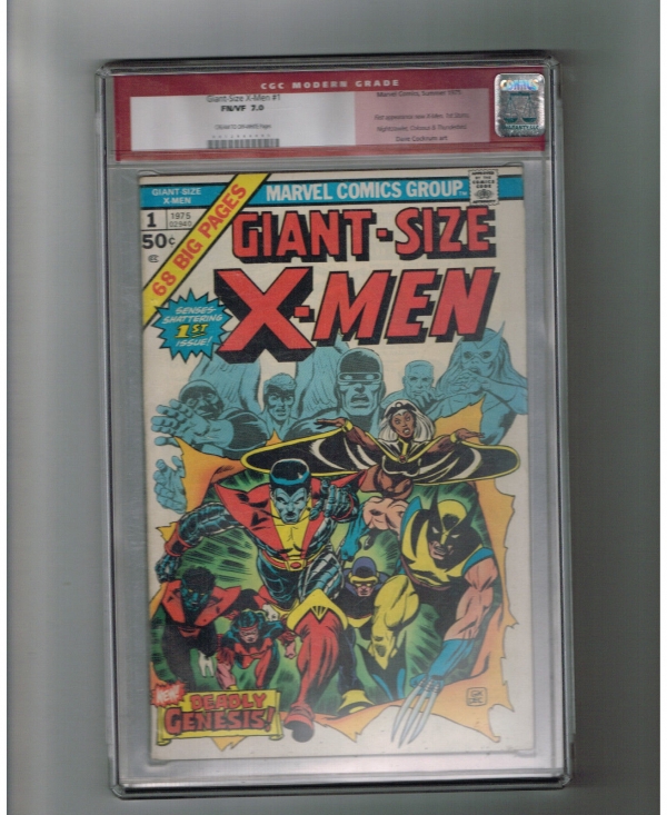 GIANT SIZE XMEN 1 CGC Grade 70 Bronze Age 1st new team 2nd Wolverine