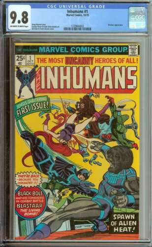 INHUMANS 1 CGC 98 OWWH PAGES