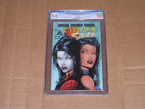CybladeShi Special Preview Teaser NN 1 1995 CGC 98 1st Witchblade