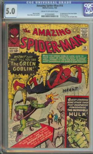 AMAZING SPIDERMAN 14 CGC 50 CROW PAGES