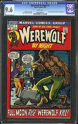 Werewolf By Night 1 CGC 96 NM Story continued from Marvel Spotlight 4 C