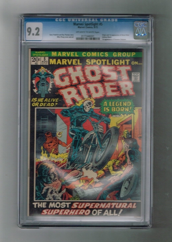 MARVEL SPOTLIGHT 5 CGC Grade 92 Bronze Age key 1st GHOST RIDER