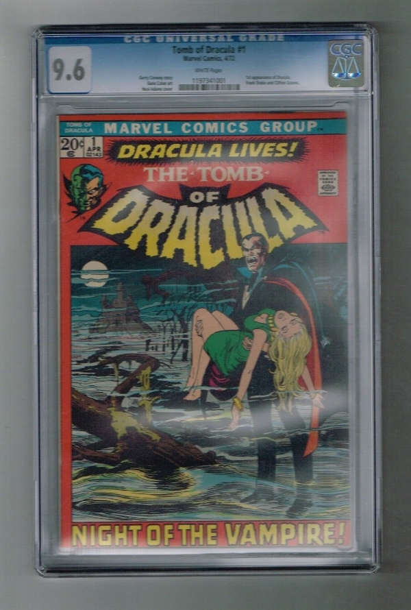 TOMB OF DRACULA 1 CGC Graded 96 1st Dracula in Marvel continuity 